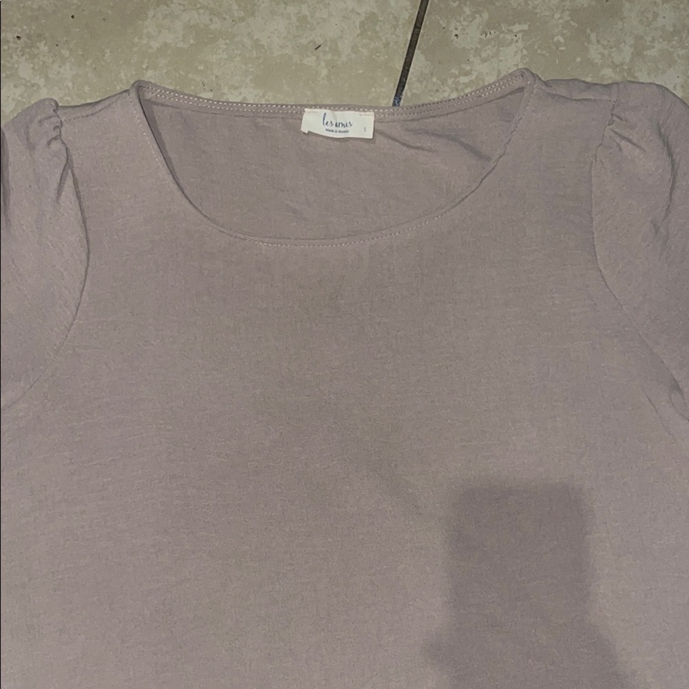 Lavender Short Sleeve Top
